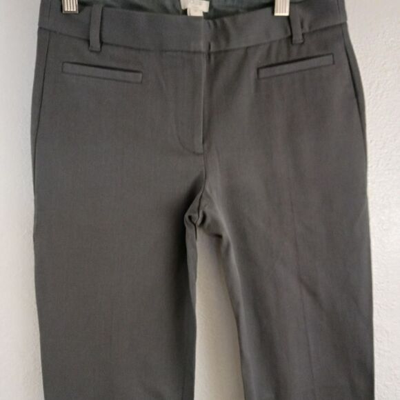 J Crew Factory Lexie Pants, Dark Granite, Size 0R - Picture 3 of 9